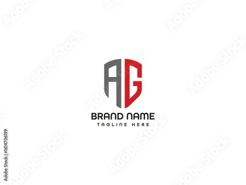 Business modern lettering logo design