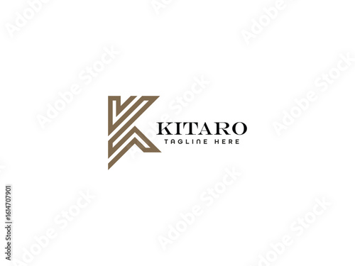 Business modern lettering logo design