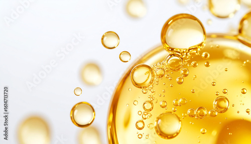 water drops on yellow background
