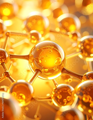 Golden molecular structure
