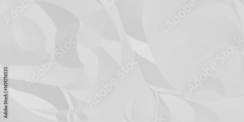 White crumpled paper texture. White wrinkled paper texture. White paper texture. White crumpled and top view textures can be used for background of text or any contents.	
