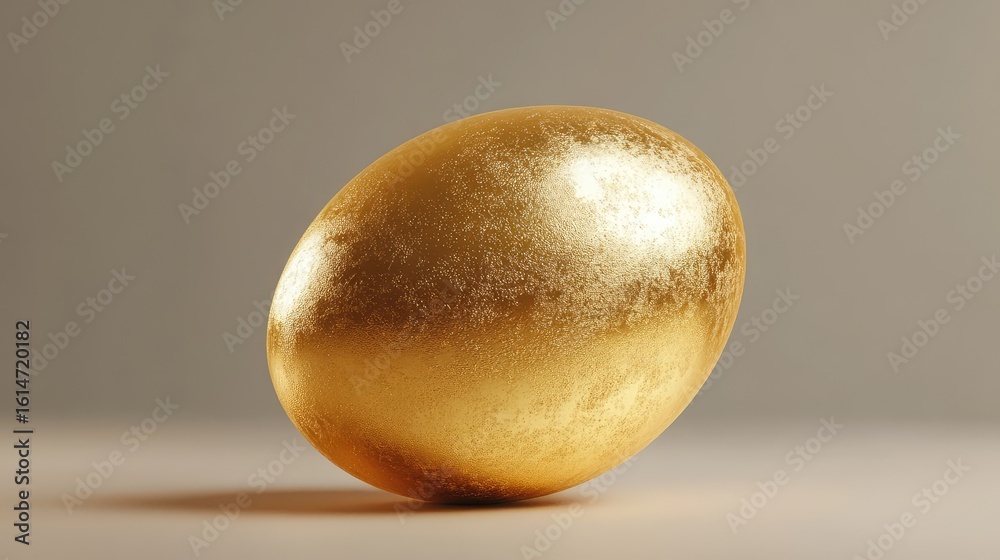 Fototapeta premium luxury gold easter egg
