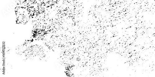 Distressed grain texture vector illustration dirt messy splash overlay and black and white Dust distress grungy effect paint. Vertical scratch rustic surface effect monochrome texture composed dust.