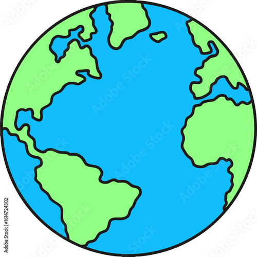 world map globe