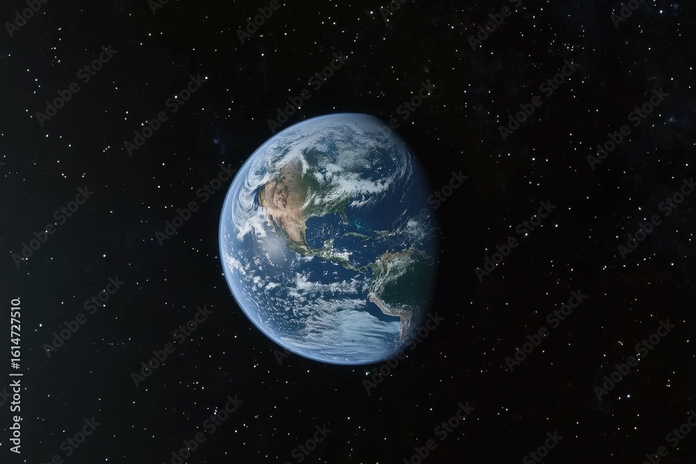 Obraz premium Earth transitions between day and night in stunning time-lapse from space, Earth from space as days and nights pass by timelapse