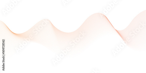 Modern wave design abstract background with glowing curved lines technology line mesh.