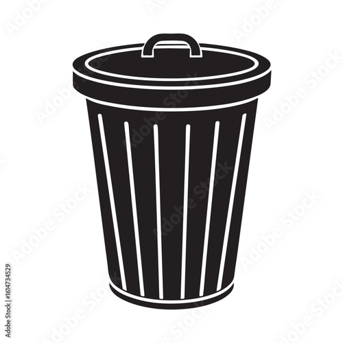 Trash Can Icon Vector