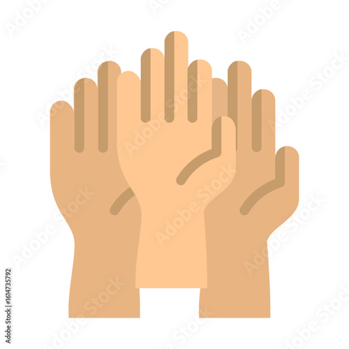 Attendees Vector Flat Icon Design