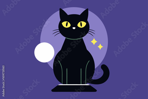 black cat crystal ball tarot cards