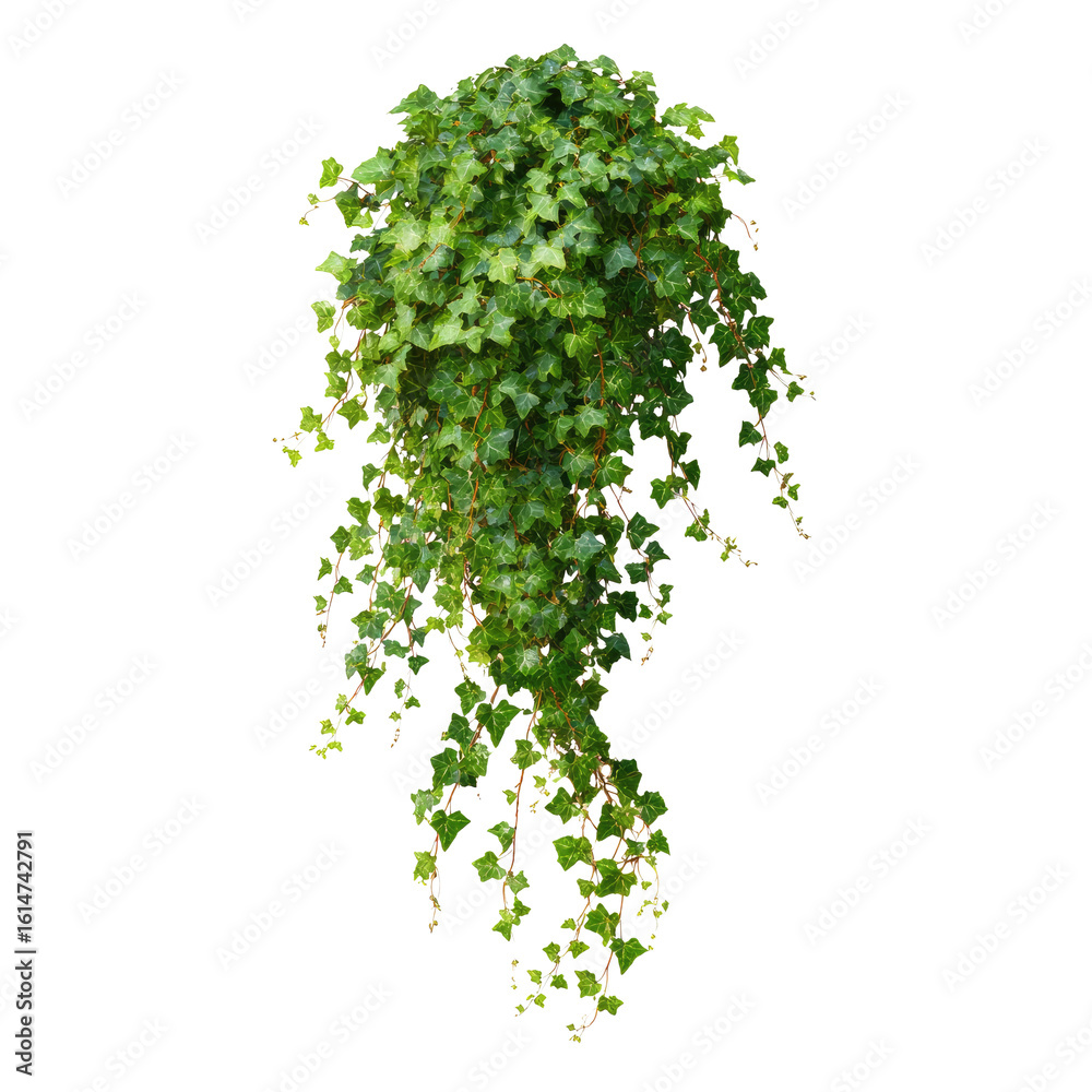 Fototapeta premium Lush green hanging ivy plant