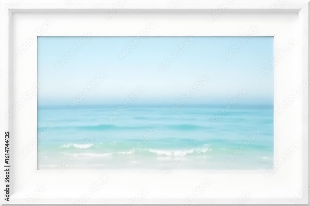 Naklejka premium frame on the beach