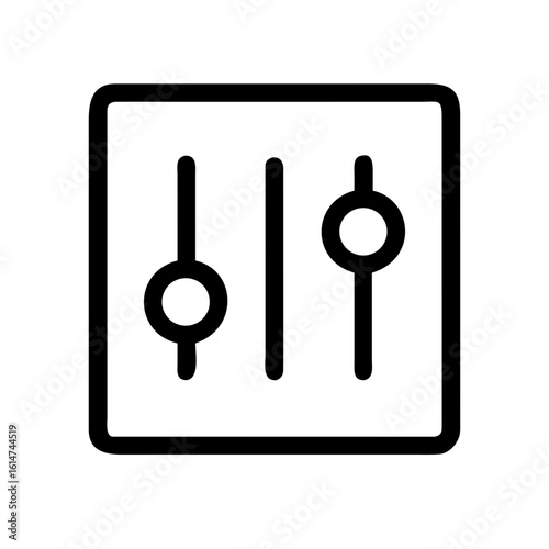 control settings panel icon design.