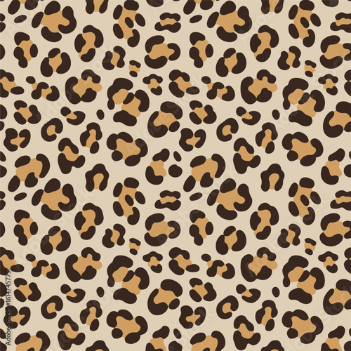 Seamless leopard print texture pattern