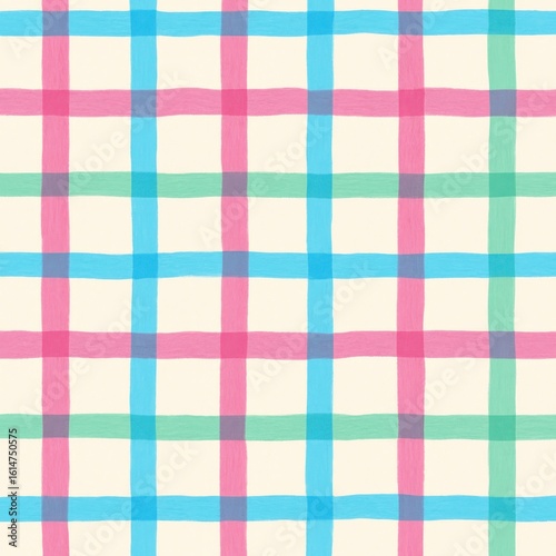 Colorful plaid pattern background.