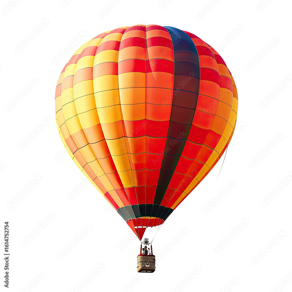 Fototapeta premium Hot air balloon, vibrant colors
