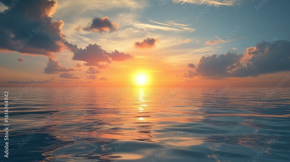 Fototapeta premium reflecti sunrise on water
