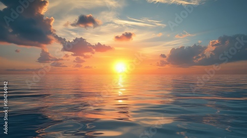 reflecti sunrise on water