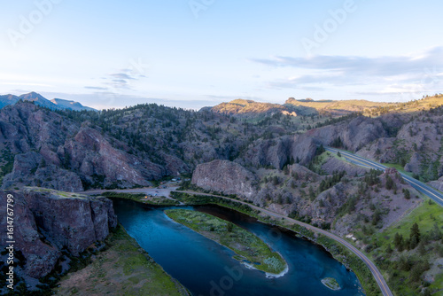 Wallpaper Mural Aerial view of Tower Rock State Park in June Torontodigital.ca