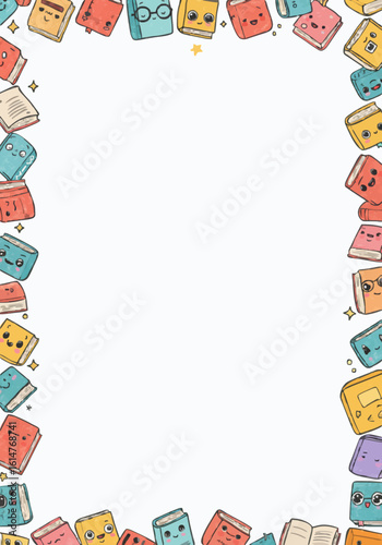 Paper template for DIY book motif