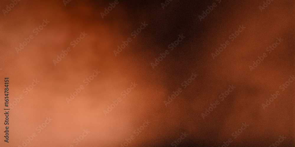 Fototapeta premium A close-up view of a textured, copper-colored surface. Shade from light to dark orange-brown, rose cold, brass, with a subtle variation in tones and modern, elegant surface background.