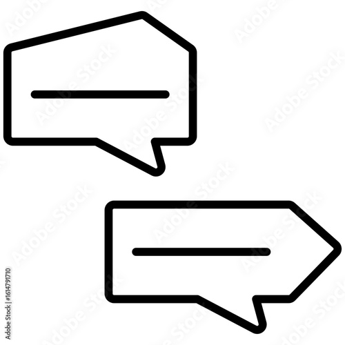 Instant Message Icon Vector Element