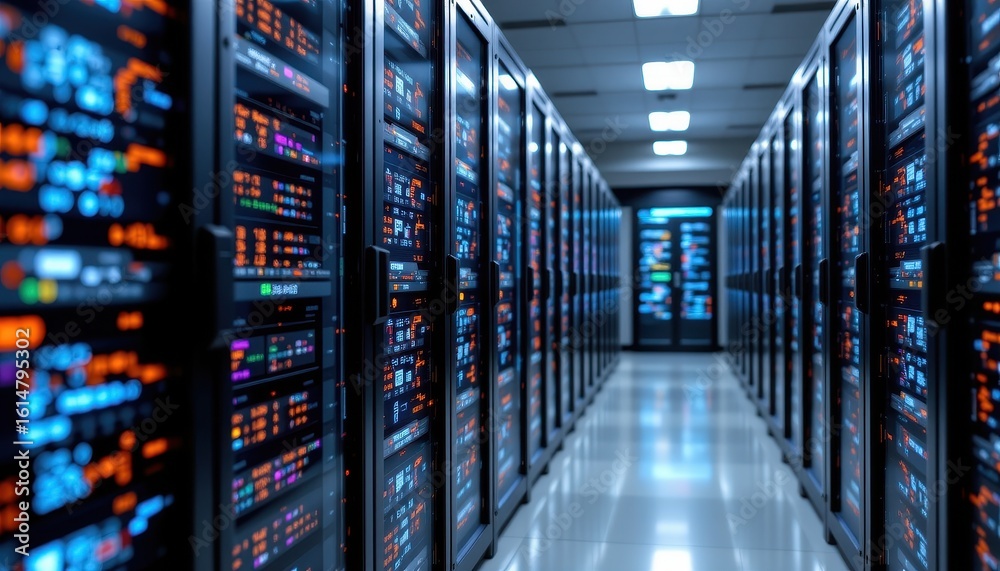 Fototapeta premium rpa systems maintaining digital archives with real time data extraction and indexing.