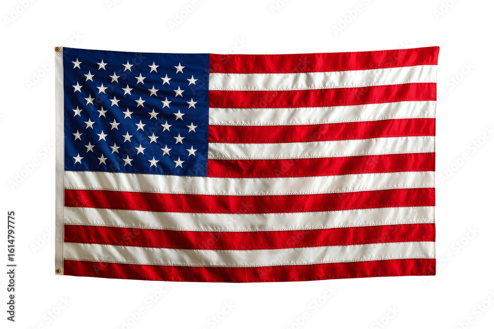 Fototapeta premium American flag display usa photo outdoor close-up