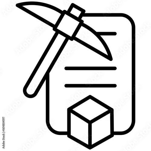 Data Mining Icon Vector Element