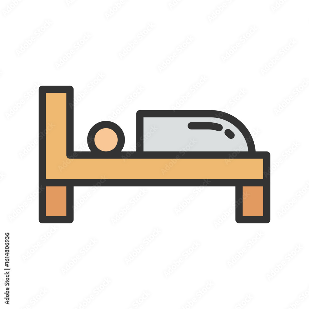 Obraz premium Rest icon vector image. Suitable for mobile apps, web apps and print media.