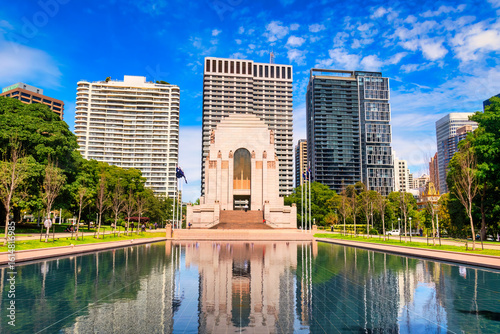 Anzac War Memorial and Sydney Skyline
