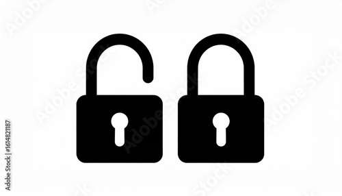 locks on white 