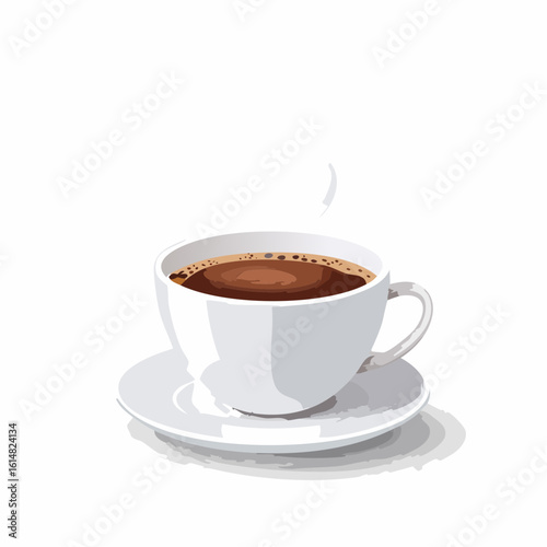 Jolie illustration d'une tasse de café