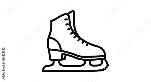 ice skates isolated on white