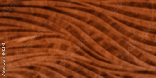 A close-up view of a textured, copper-colored surface. Shade from light to dark orange-brown, rose cold, brass, with a subtle variation in tones and modern, elegant surface background.