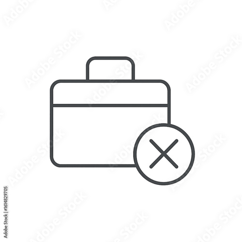 Airport service for travel lost luggage icon transparent background