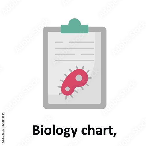 Biology chart, Vector Icon which can easily modify or edit