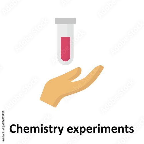 Chemistry experiments Vector Icon which can easily modify or edit