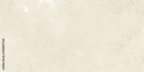 Newspaper with old unreadable text. Vintage grunge blurred paper news texture horizontal background. Textured page. Sepia collage. Front top view.