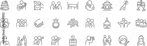 Celebration & Holiday Icons – Party, Gift, Event, Family, Wedding, Birthday, Cake, Love, Friends, Joy, Holiday, Get-Together, Festive, Community, Surprise, Happiness, Together, Special Moment

