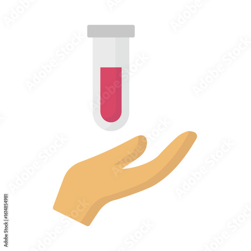 Chemistry experiments Vector Icon which can easily modify or edit