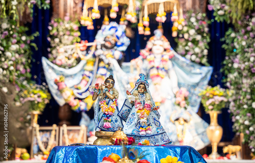 Idols of Lord Krishna and Radha