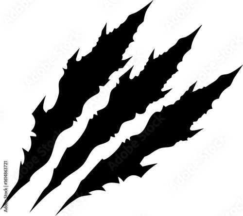 Animal Claw scratches mark silhouette vector,  dog scratches signs, tiger scratches signs, lion scratches signs cat scratches signs, dinosaur scratches signs
