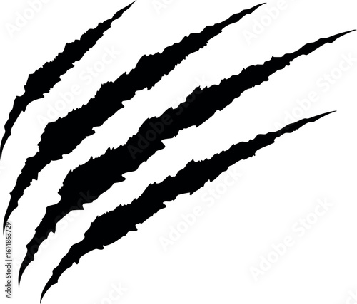 Animal Claw scratches mark silhouette vector,  dog scratches signs, tiger scratches signs, lion scratches signs cat scratches signs, dinosaur scratches signs