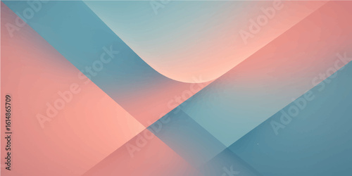 Abstract colorful wave pattern of smooth lines for a modern artistic design background