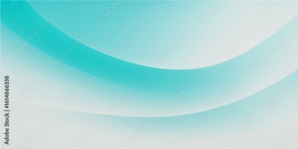 Naklejka premium Abstract blue background with flowing wave patterns and gradient light illustration