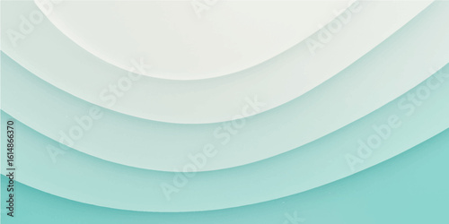 Abstract blue background with clean, empty round white plates perfect for kitchen, dinner, or restaurant design
