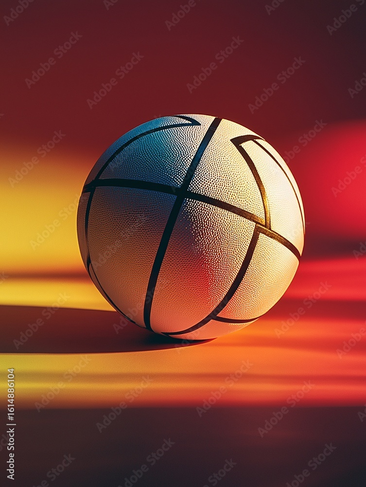 Obraz premium Basketball close-up
