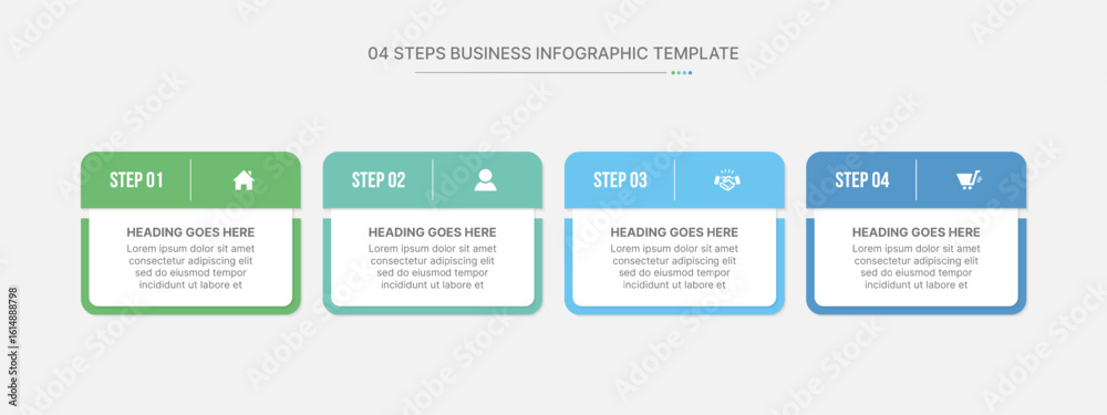 Four Options Data Points Infographic Template Design Four Options Data Points Infographic Template Design