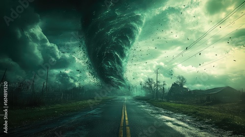 storm tornado green