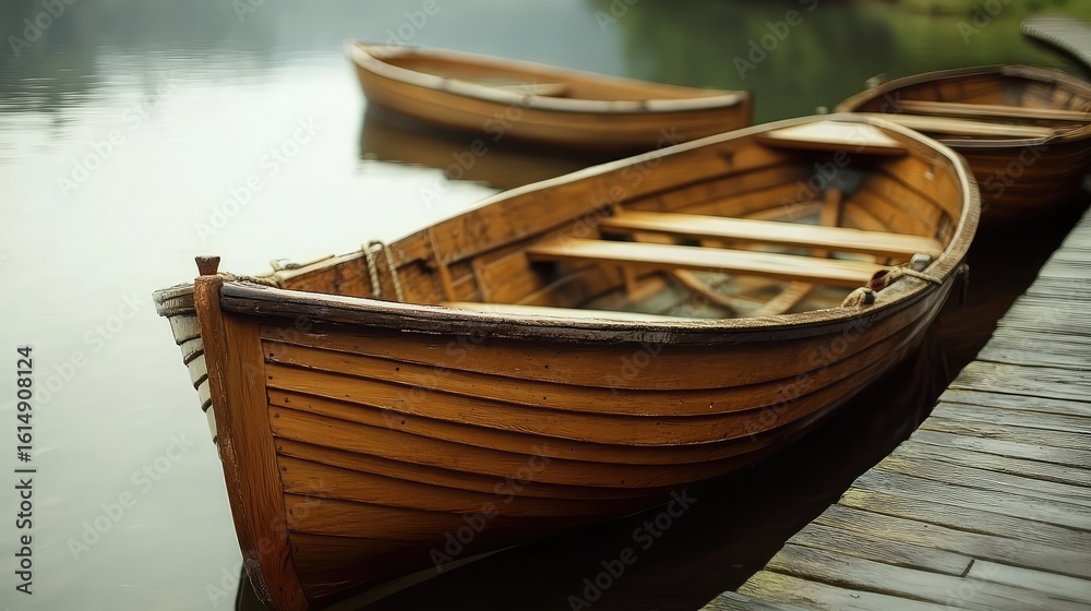 Obraz premium yacht wooden boats